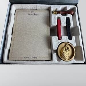 HBO Game Of Thrones House Stark Stationary Set & Wax Stamp
